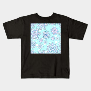 pattern of snowflakes_2 Kids T-Shirt